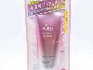 Rohto Skin Aqua Tone Up UV Essence Mint Pink SPF 50+ PA++++ (80g) | Sunscreen Price in Bangladesh